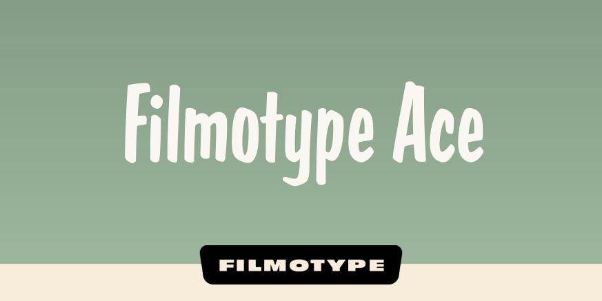 Filmotype Ace Poster