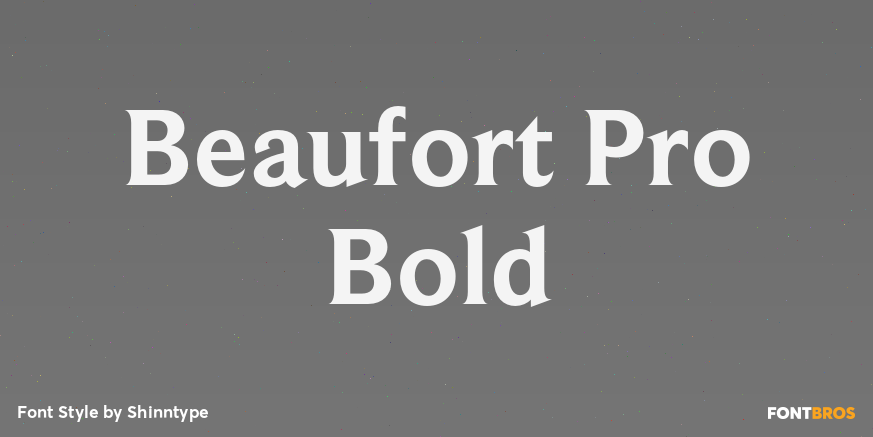 Beaufort Pro Bold Poster