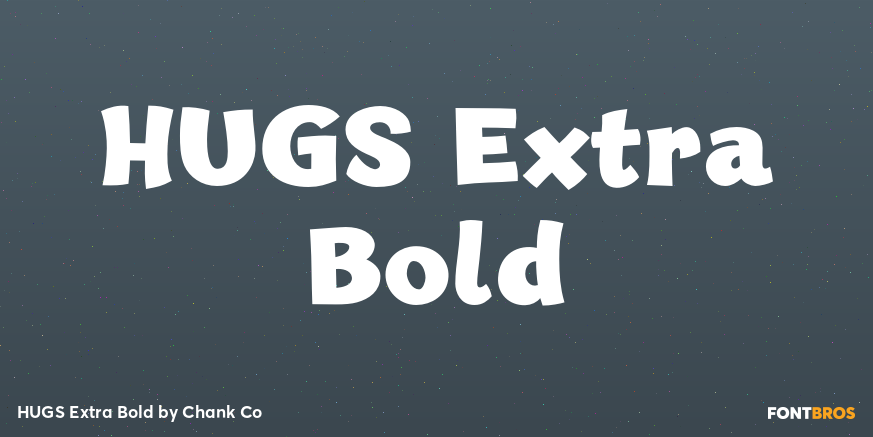 HUGS Extra Bold Poster