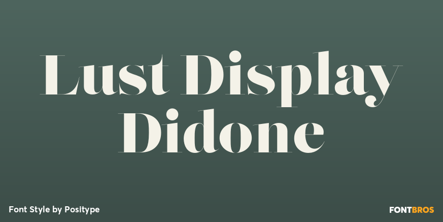 Lust Display Didone Poster