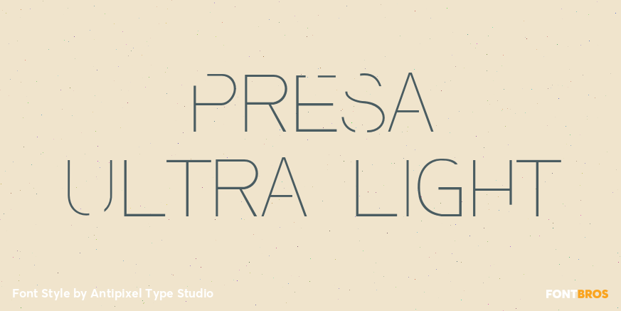 Presa Ultra Light Poster