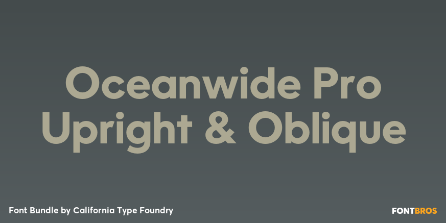 Oceanwide Pro Upright & Oblique Poster