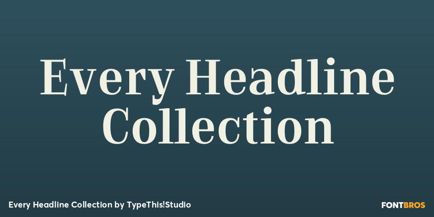 Every Headline Collection Poster