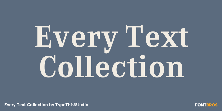 Every Text Collection Poster