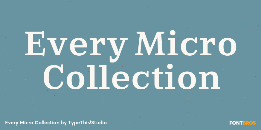 Every Micro Collection Poster