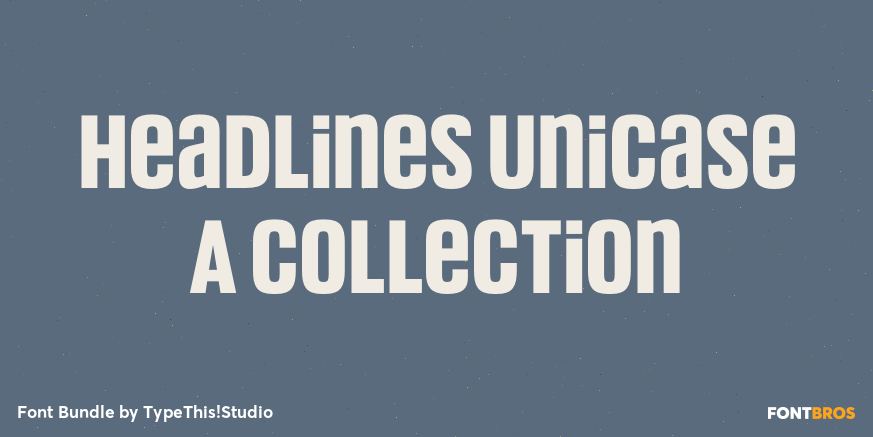 Headlines Unicase A Collection Poster