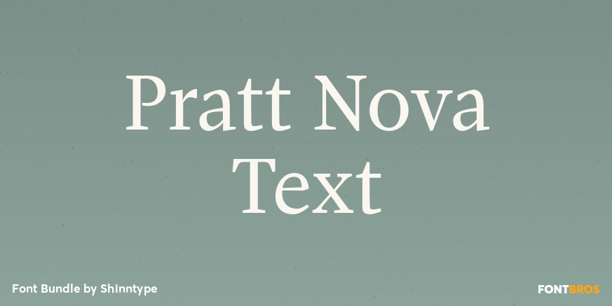Pratt Nova Text Poster