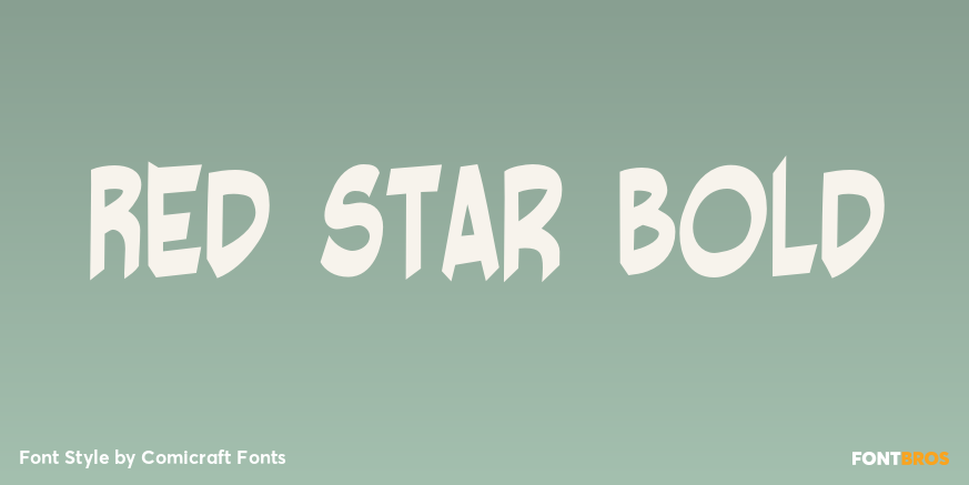 Red Star Bold Poster