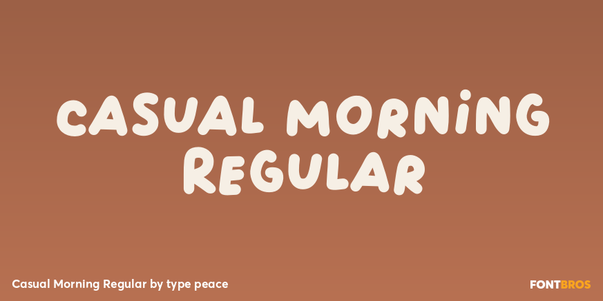 Casual Morning Regular Poster