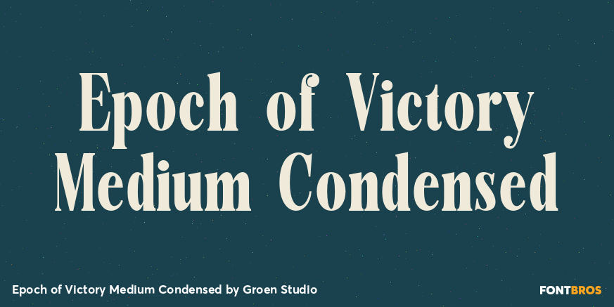 Epoch of Victory Medium Condensed Poster