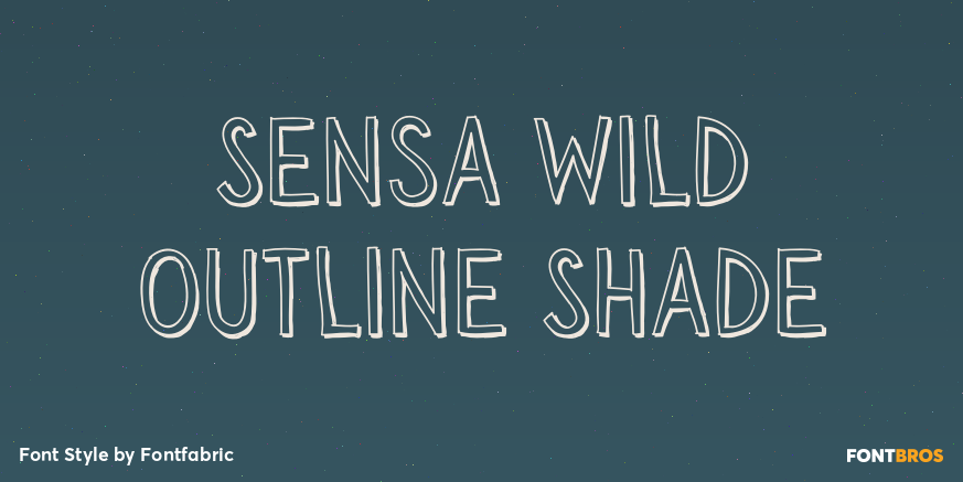 Sensa Wild Outline Shade Poster