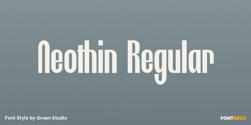 Neothin Regular Poster
