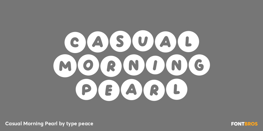 Casual Morning Pearl Poster