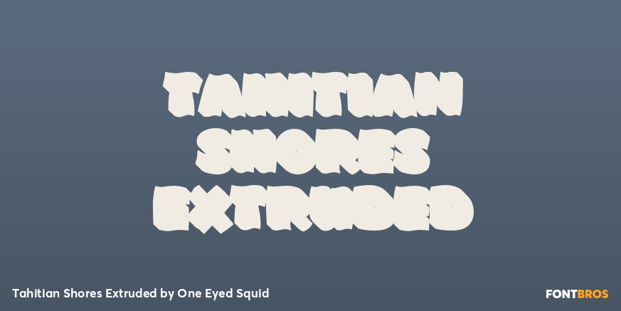 Tahitian Shores Extruded Poster