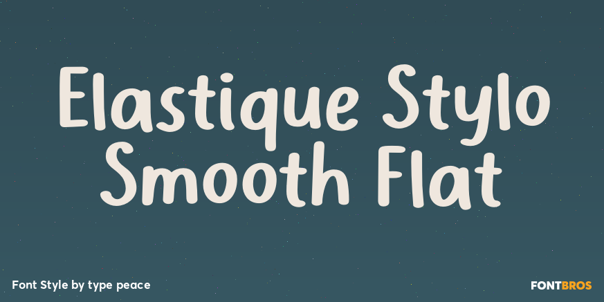 Elastique Stylo Smooth Flat Poster