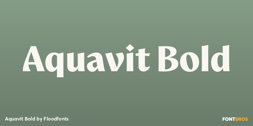 Aquavit Bold Poster