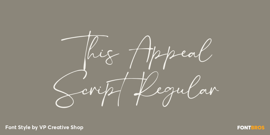 This Appeal Script Regular Poster