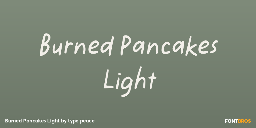 Burned Pancakes Light Poster