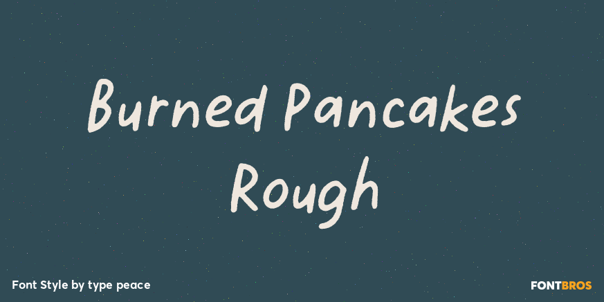 Burned Pancakes Rough Poster