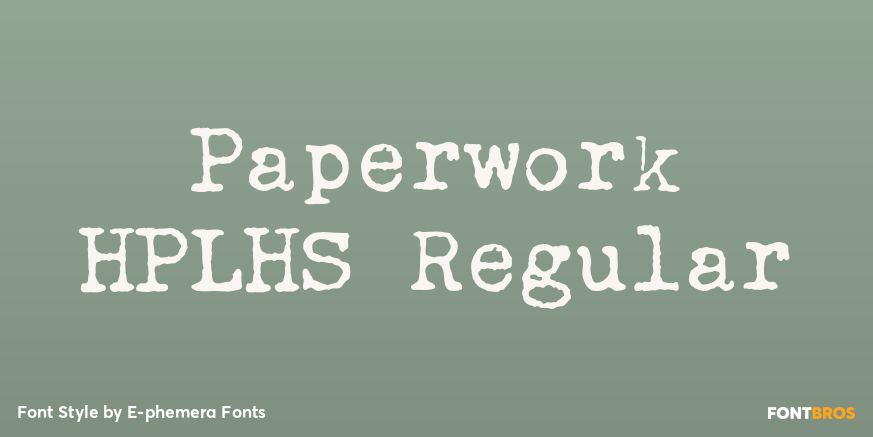 Paperwork HPLHS Regular Poster