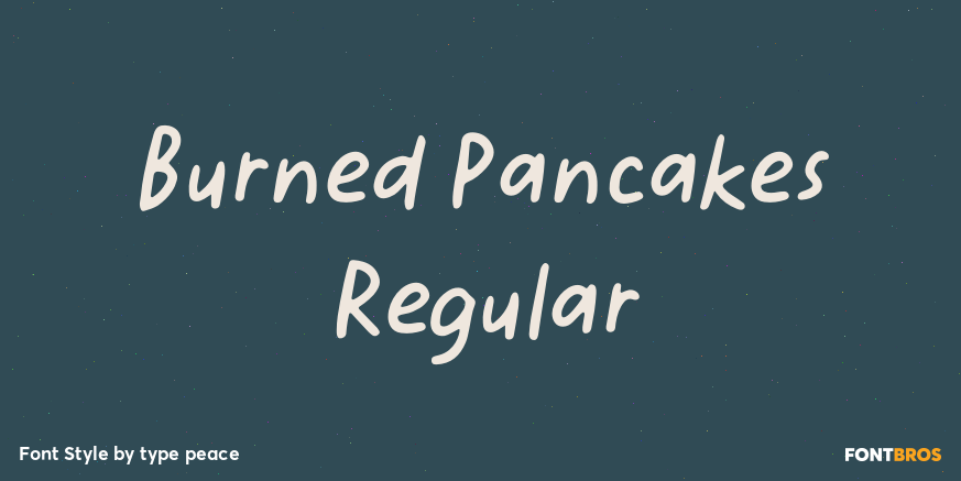 Burned Pancakes Regular Poster