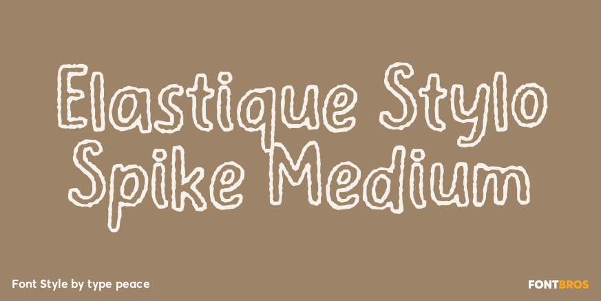 Elastique Stylo Spike Medium Poster