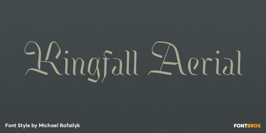 Kingfall Aerial Poster