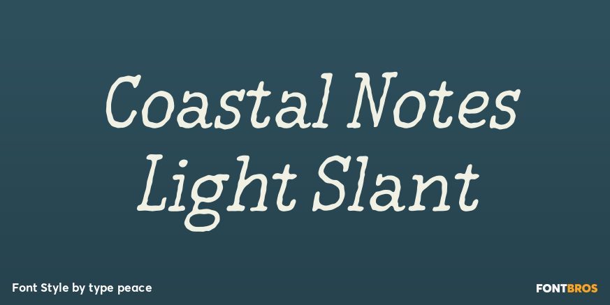 Coastal Notes Light Slant Poster