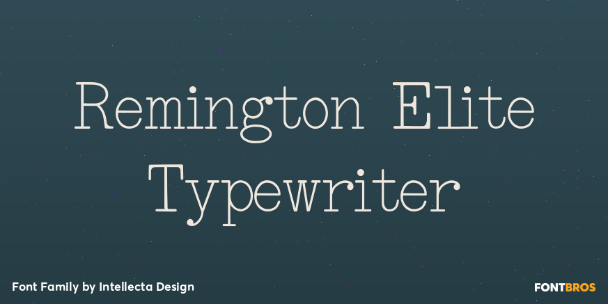Remington Elite Typewriter Poster