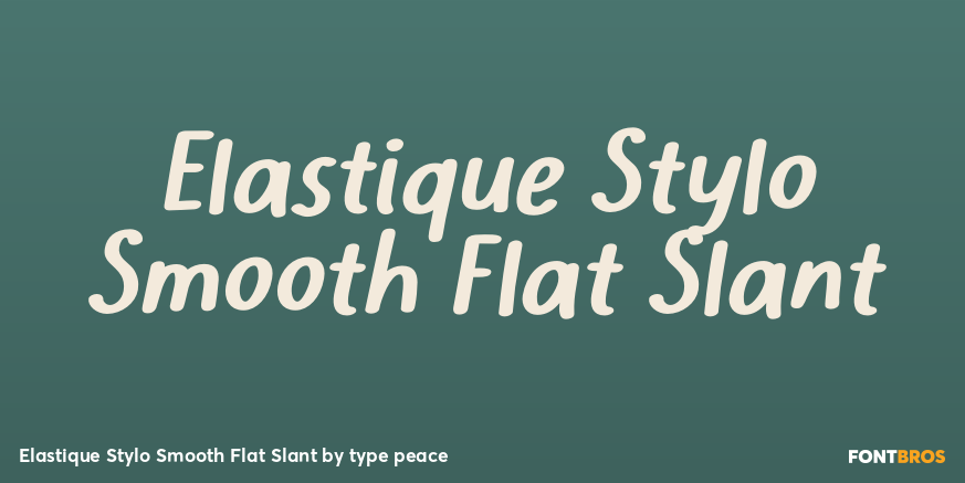 Elastique Stylo Smooth Flat Slant Poster