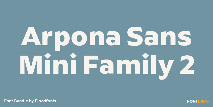 Arpona Sans Mini Family 2 Poster