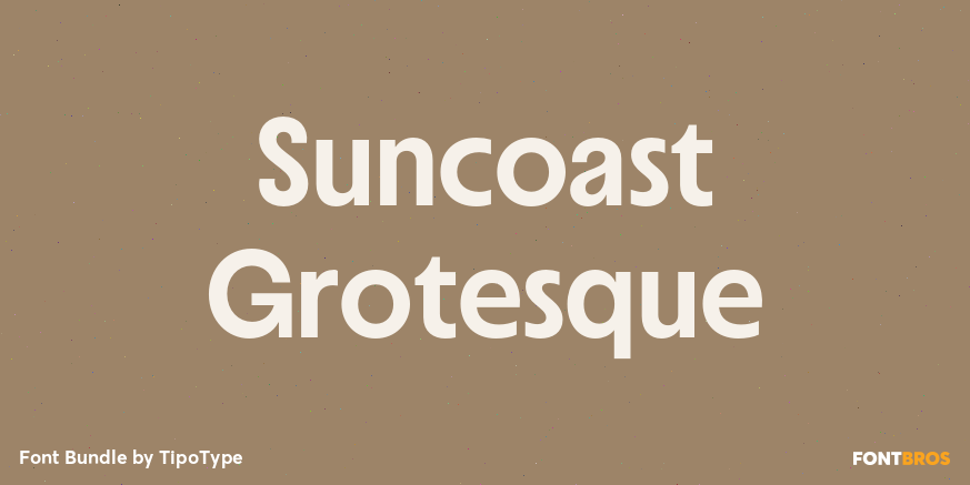 Suncoast Grotesque Poster