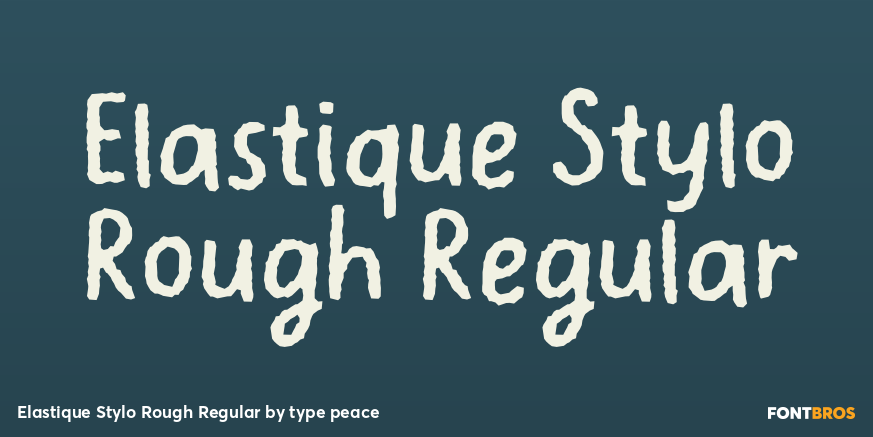 Elastique Stylo Rough Regular Poster