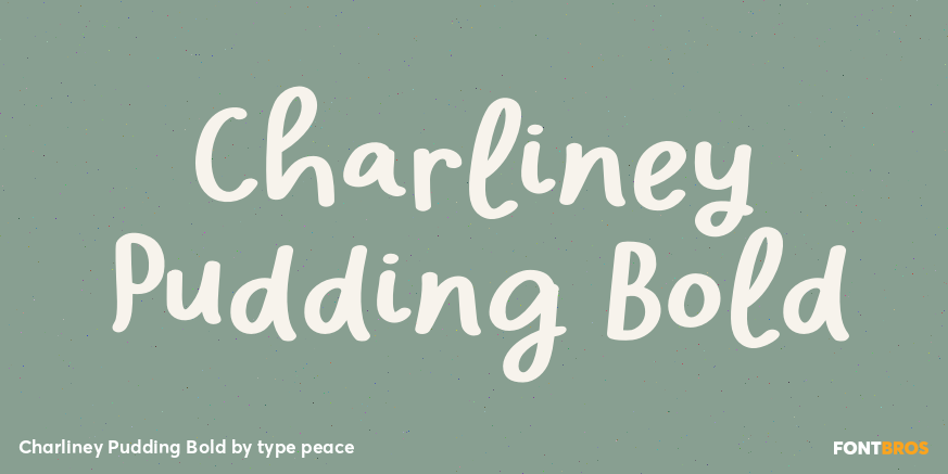 Charliney Pudding Bold Poster