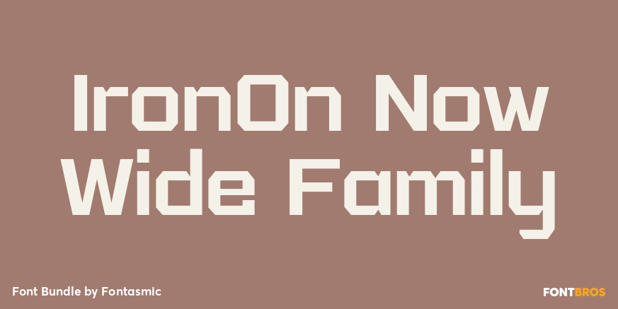 IronOn Now Wide Family Poster