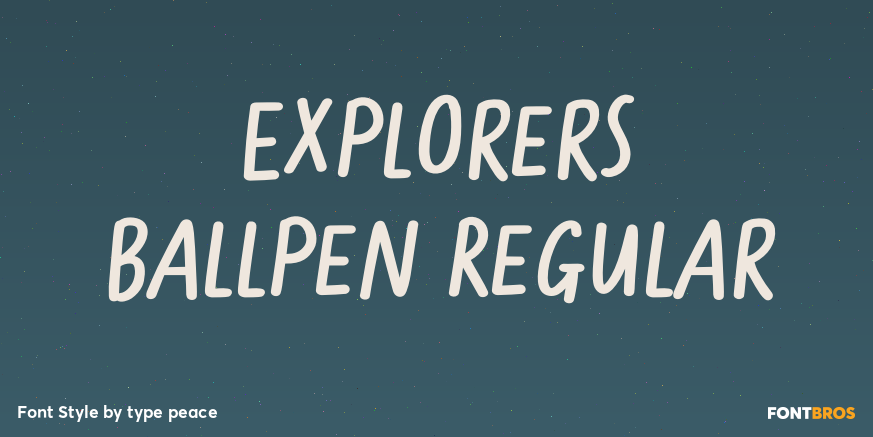Explorers Ballpen Regular Poster