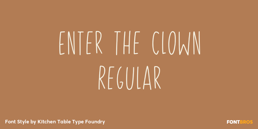 Enter The Clown Regular Poster