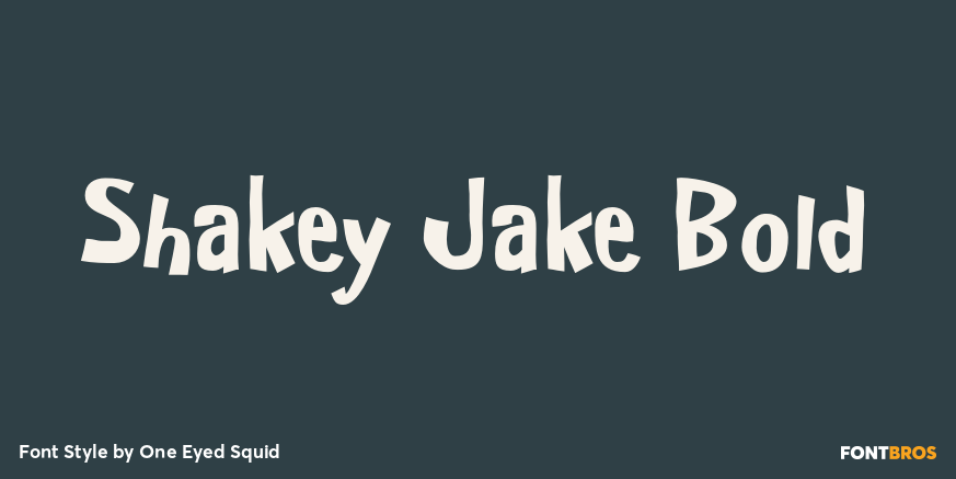 Shakey Jake Bold Poster