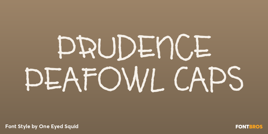 Prudence Peafowl Caps Poster