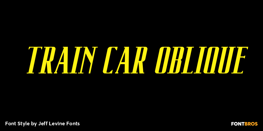 Train Car Oblique Poster