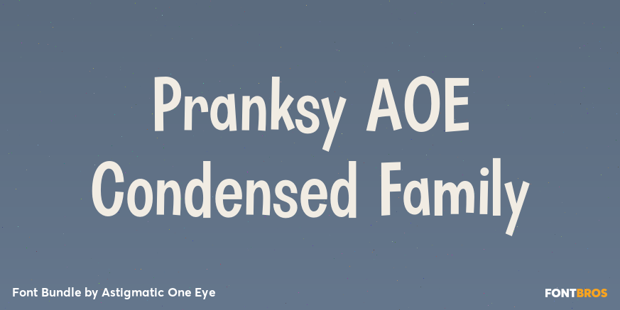 Pranksy AOE Condensed Family Poster